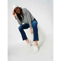 Only Blue Cotton Relaxed Fit High Rise Jeans-picture-43