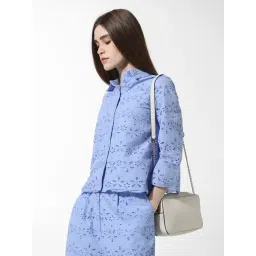 Only Blue Cotton Self Design Shirt-picture-40