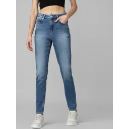 Only Blue Cotton Skinny Fit High Rise Jeans-picture-22