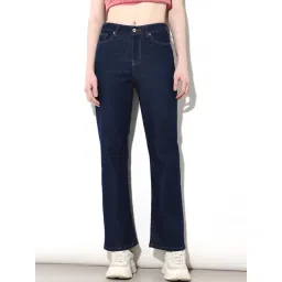 Only Blue Cotton Solid High Rise Jeans-picture-20