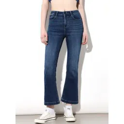 Only Blue Cotton Solid High Rise Jeans-picture-18