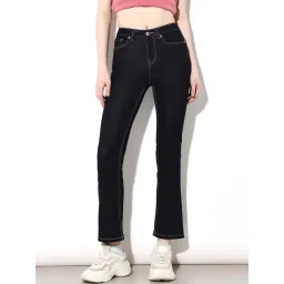 Only Blue Cotton Solid High Rise Jeans-picture-42