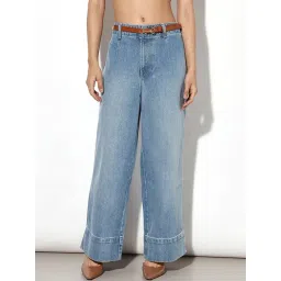 Only Blue Cotton Solid Jeans-picture-35