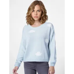 Only Blue Printed Pullover-picture-35
