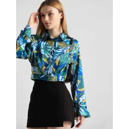 Only Blue Printed Shirt-picture-39