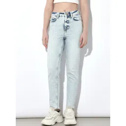 Only Blue Straight Fit High Rise Jeans-picture-41