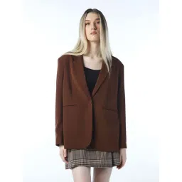 Only Brown Regular Fit Blazer-picture-23