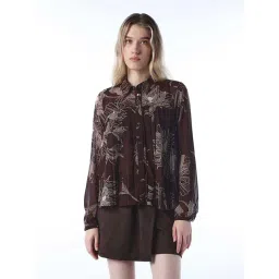 Only Brown Regular Fit Printed Shirt-picture-20