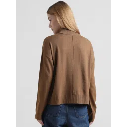 Only Brown Regular Fit Pullover image 3