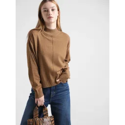 Only Brown Regular Fit Pullover image 1