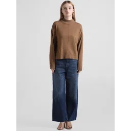 Only Brown Regular Fit Pullover image 5