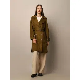 Only Brown Suede Trench Coat-picture-34