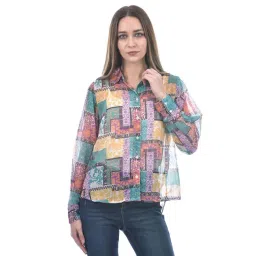 Only Cloud Dancer Regular Fit Printed Shirt-picture-38
