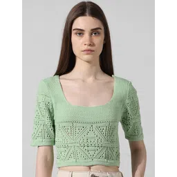 ONLY Cotton Crop Top image 2
