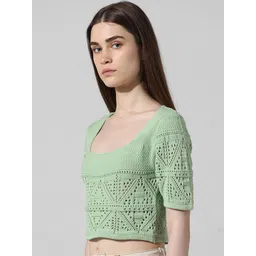 ONLY Cotton Crop Top image 4