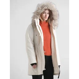 Only Cream Regular Fit Parka Jacket-picture-29