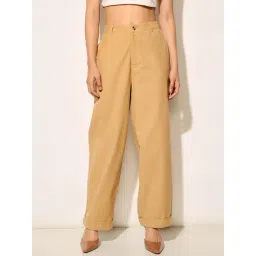 Only Cream Solid Pants-picture-39