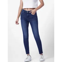 Only Dark Blue Skinny Fit Jeans-picture-35