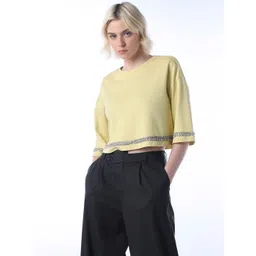 ONLY Embellished Cotton Boxy Fit T-shirt-picture-10