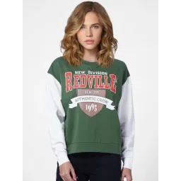 Only Green Cotton Printed Sweatshirt-picture-23