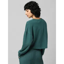 Only Green Cotton Sweatshirt image 2