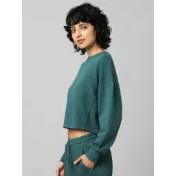 Only Green Cotton Sweatshirt image 3