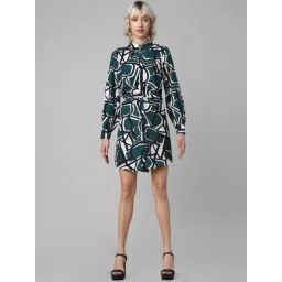 Only Green Printed Shirt Dress-picture-28