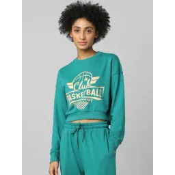 Only Green Printed Sweatshirt-picture-10