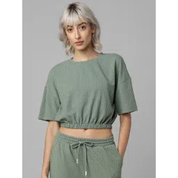 Only Green Regular Fit Crop Sweatshirt-picture-23