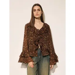 Only Green Regular Fit Printed Top-picture-48