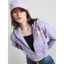 Only Lavender Graphic Print Hoodie-picture-34
