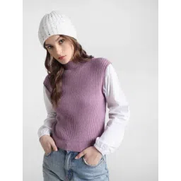 Only Lavender Regular Fit Pullover-picture-12
