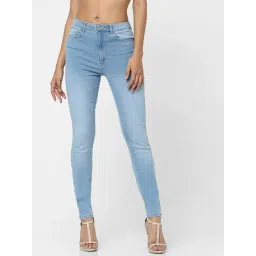 Only Light Blue Blended Skinny Fit Jeans-picture-28