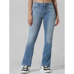 Only Light Blue Cotton Regular Fit Jeans-picture-26