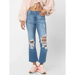 Only Light Blue Distressed Jeans-picture-33