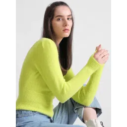Only Lime Regular Fit Pullover-picture-37