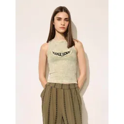 Only Loden Frost Cotton Slim Fit Printed Tank Top-picture-17