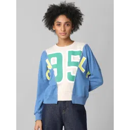 Only Multicolor Printed Round Neck Sweatshirt-picture-36