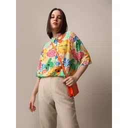 Only Multicolor Viscose Printed Shirt-picture-13