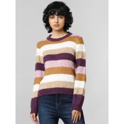 Only Multicolored Striped Pullover-picture-39