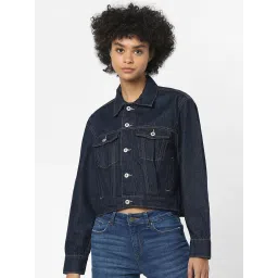 Only Navy Full Sleeves Denim Jacket image 1