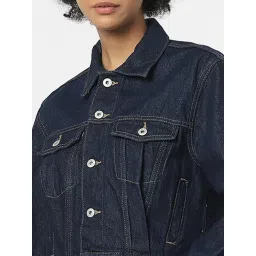 Only Navy Full Sleeves Denim Jacket image 5