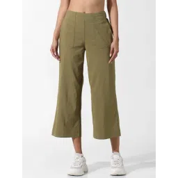 Only Olive Flared Fit High Rise Culottes-picture-37