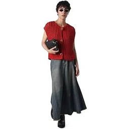 only Onlchloe Open Knit Sweater Vest-picture-21