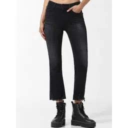 ONLY Onlpercy Kenya Women Flared Straight Fit Low Distress Stretchable Jeans-picture-27