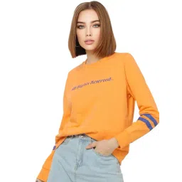 Only Orange Printed Cotton Sweatshirt-picture-33