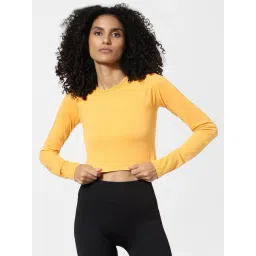 Only Orange Regular Fit Crop Top-picture-26