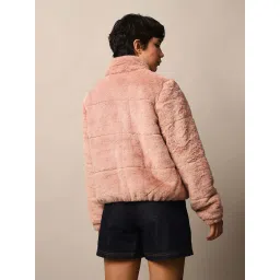 Only Peach Textured Jacket image 2