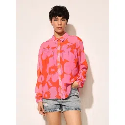 Only Pink Floral Shirt-picture-39