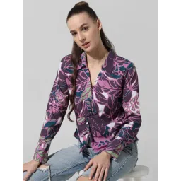 Only Purple Printed Shirt-picture-41